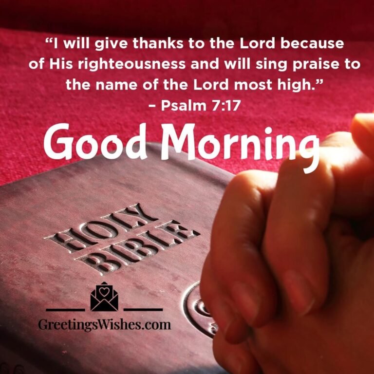 80+ Best Good Morning Bible Verses Wishes & Images To Start A New Day ...